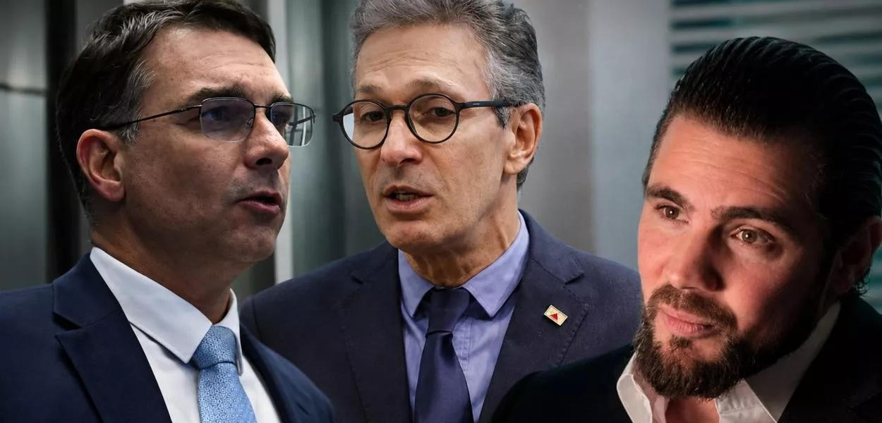 Flávio Bolsonaro - Romeu Zema - Daniel Vorcaro