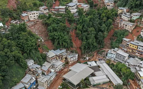 Áreas afetadas pelas chuvas no município de Juiz de ForaJuiz de Fora