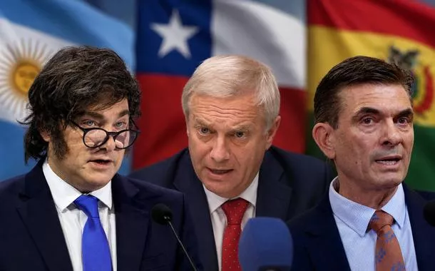Javier Milei, Antonio Kast e Rodrigo Paz