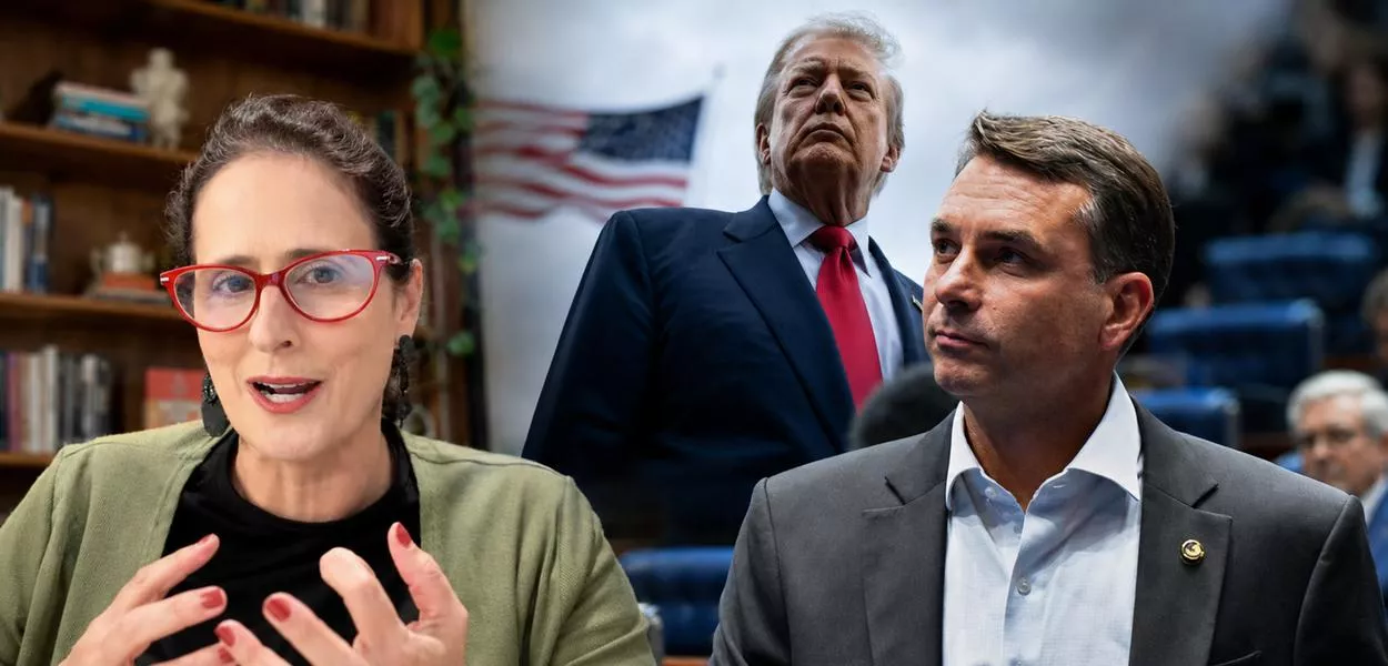 Gisele Agnelli, Flávio Bolsonaro e Donald Trump