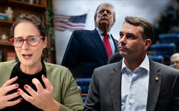 Gisele Agnelli, Flávio Bolsonaro e Donald Trump