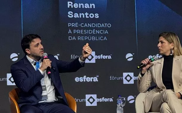 Renan Santos e Daniela Lima