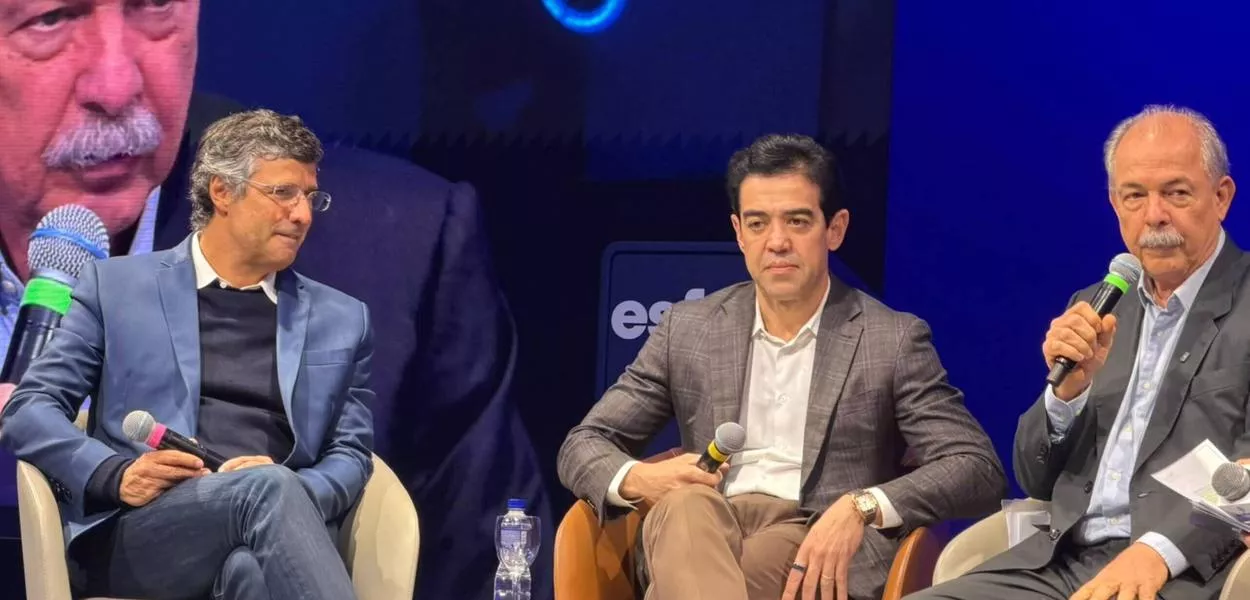 André Esteves, Bruno Dantas e Aloizio Mercadante