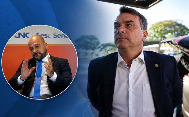 Celso Leonardo Barbosa e Flávio Bolsonaro