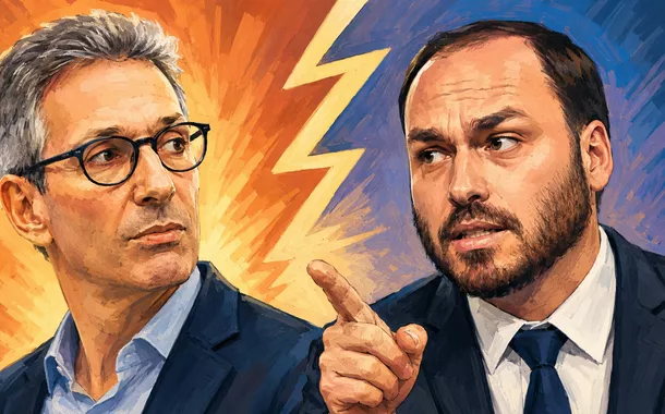 Carlos Bolsonaro denuncia “facada” de Zema e diz que não há “sujeito mais baixo” do que ele