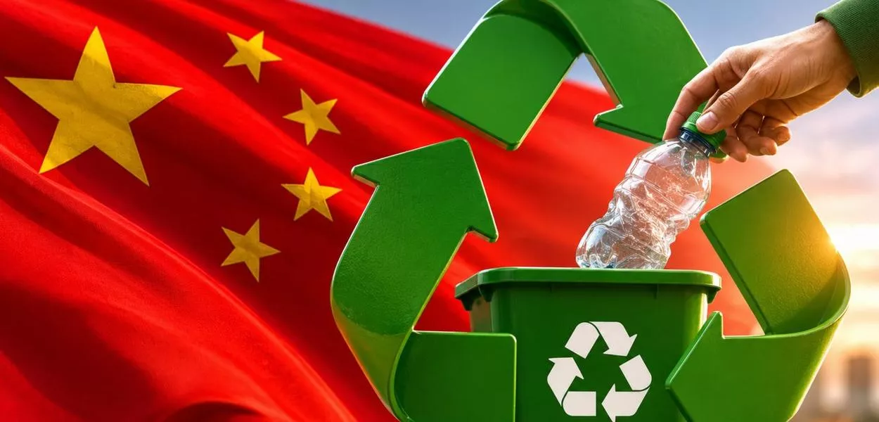 China quer elevar reciclagem de resíduos urbanos para 76% até 2030