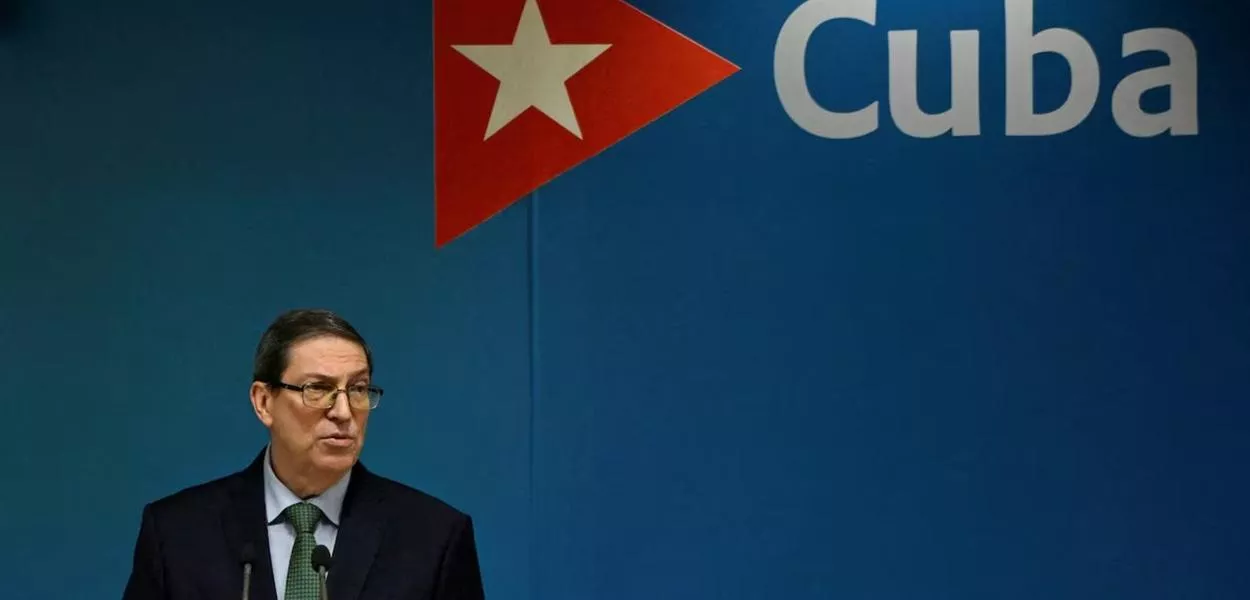 O ministro das Relações Exteriores de Cuba, Bruno Rodríguez
