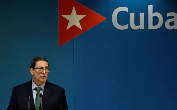 O ministro das Relações Exteriores de Cuba, Bruno Rodríguez