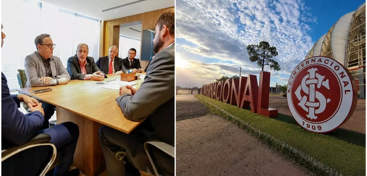 Reunião na CBF e o escudo do Internacional