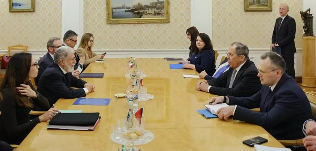 Celso Amorim e Sergey Lavrov