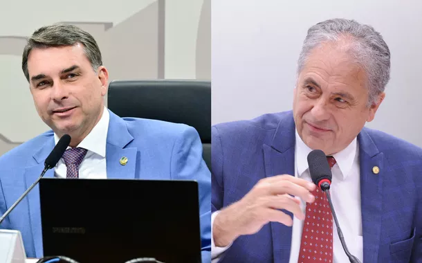 Flávio Bolsonaro e Carlos Zarattini