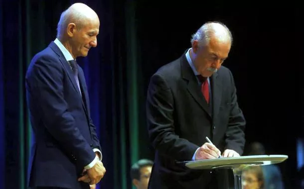 Marcos Antônio Amaro dos Santos e Aloizio Mercadante 