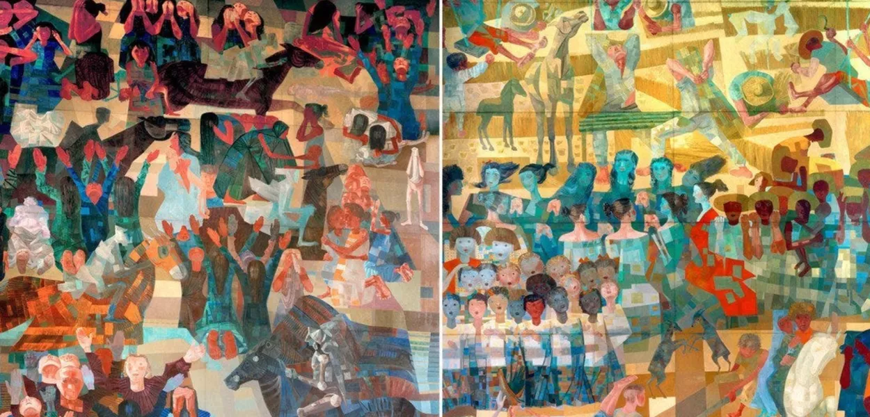 Guerra e Paz, de Portinari