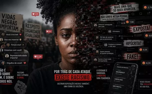Mulher vítima de linchamento verbal