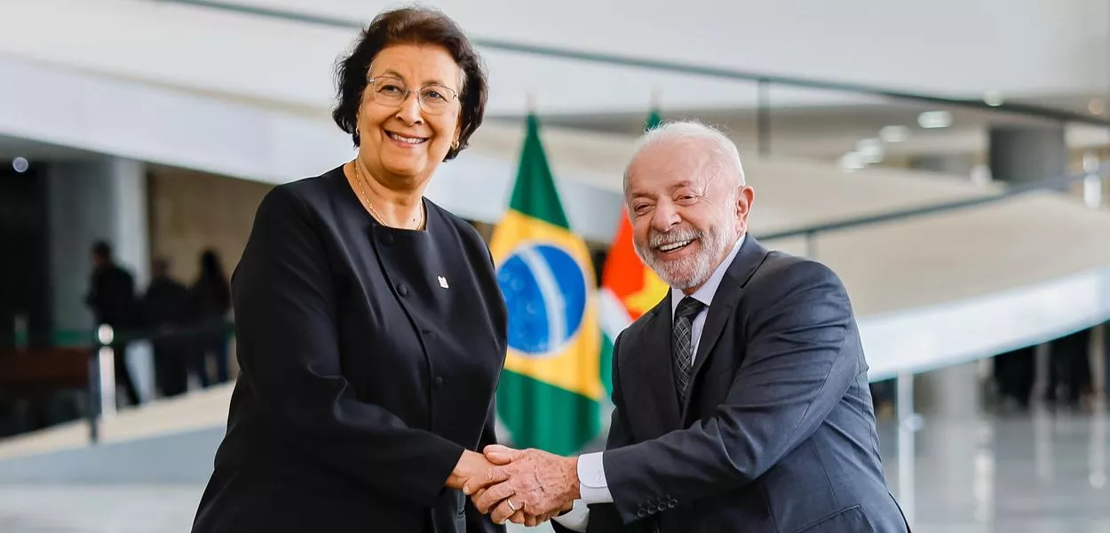Luiz Inácio Lula da Silva e Jennifer Geerlings-Simons