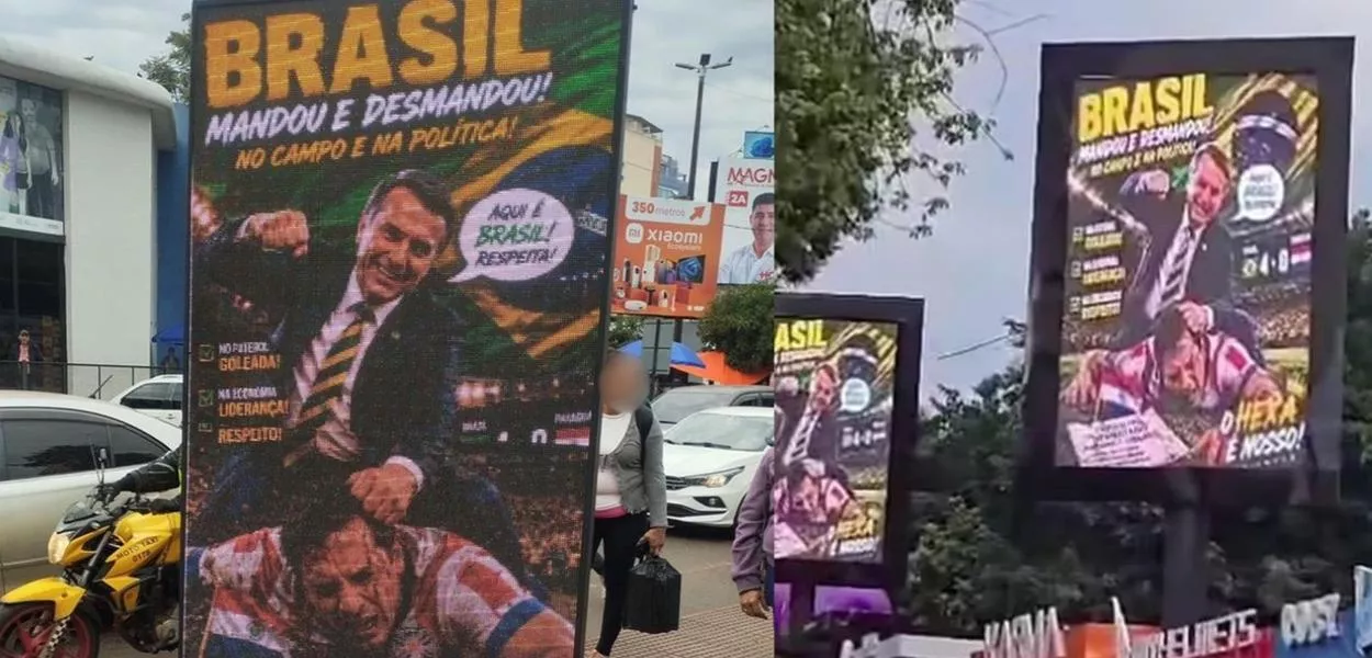 As autoridades agora investigam tanto a origem da montagem quanto as circunstâncias técnicas que permitiram sua exibição