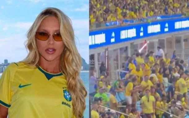 Veja o momento em que Virgínia é xingada no Maracanã durante amistoso (vídeo)
