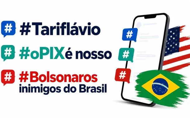 'Tariflávio', 'o PIX é nosso' e 'Bolsonaros inimigos do Brasil': as hashtags que dominaram as redes após o tarifaço dos EUA