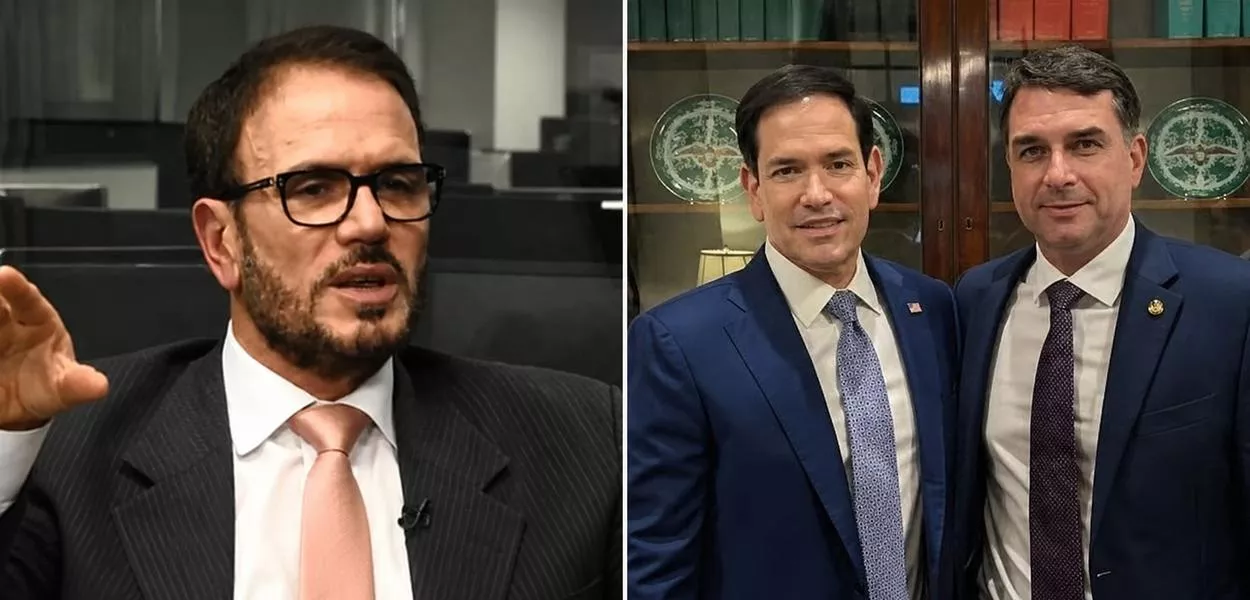 Tony Garcia, Marco Rubio e Flávio Bolsonaro