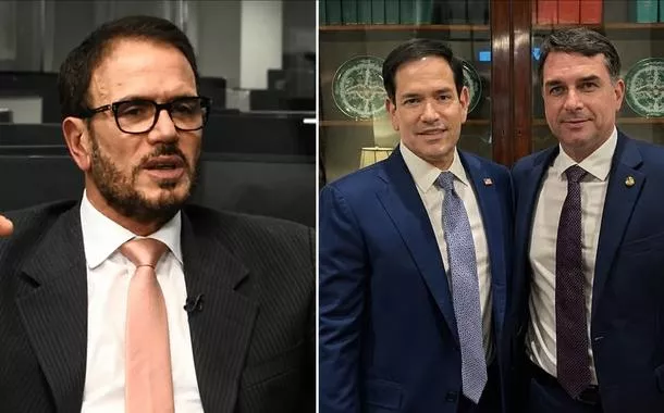 Tony Garcia, Marco Rubio e Flávio Bolsonaro