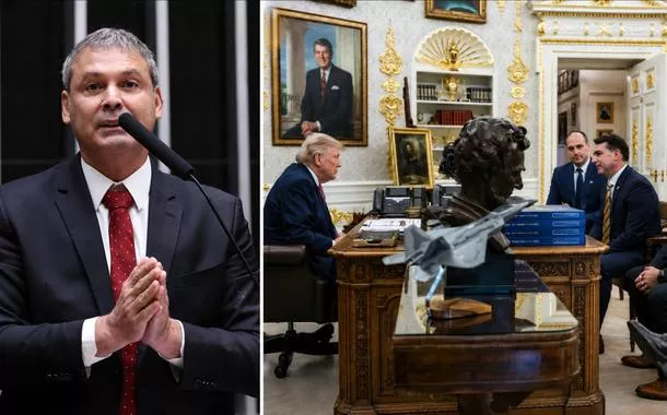Lindbergh Farias, Donald Trump, Eduardo Bolsonaro e Flávio Bolsonaro 