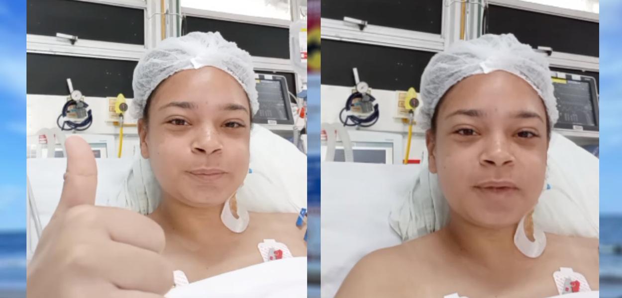 Jovem atacada por tubarão em Recife afirma que está bem: "vai dar tudo certo"