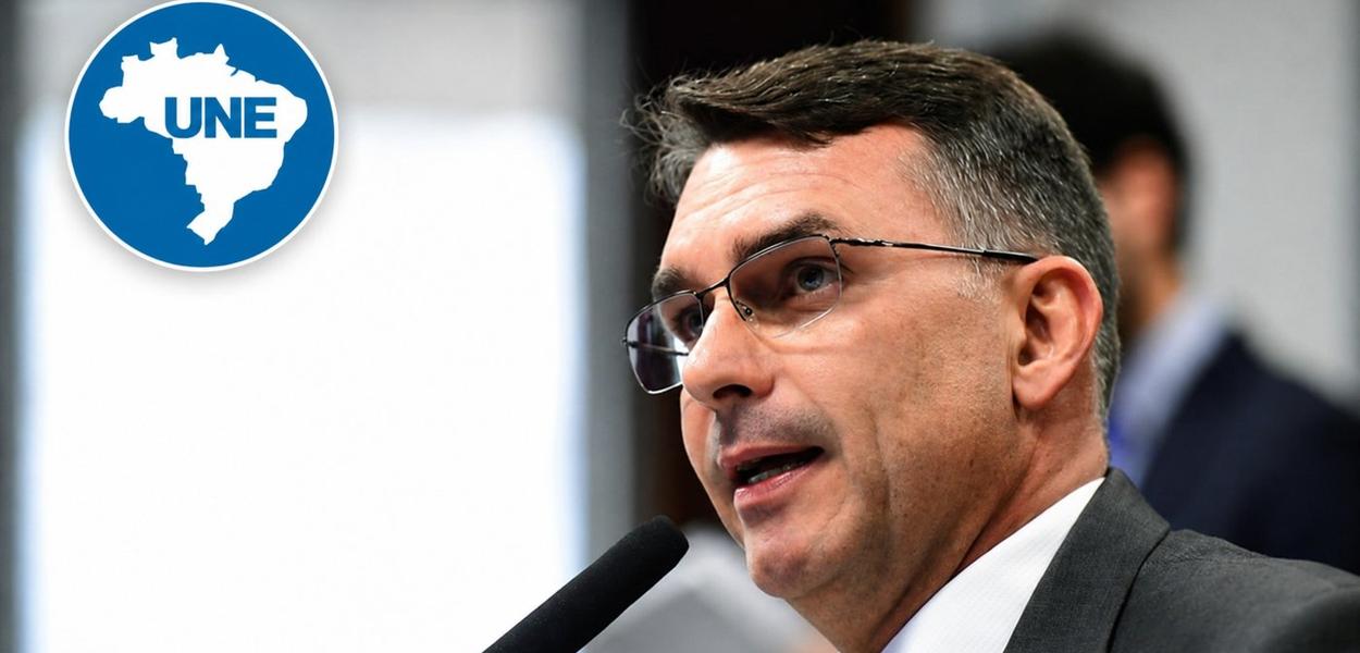 UNE protocola notícia-crime na PGR contra Flávio Bolsonaro