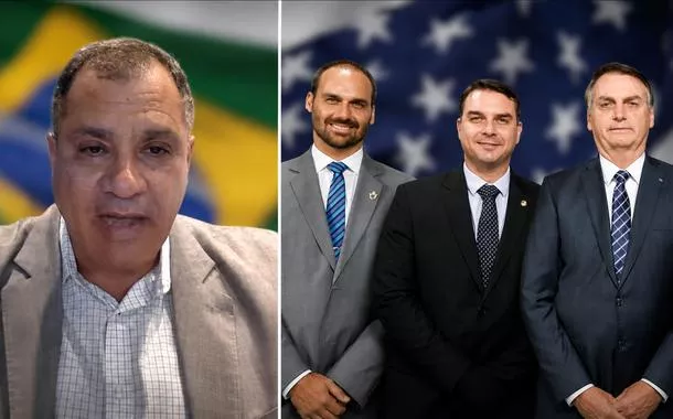 Jorfe Folena, Eduardo, Flávio e Jair Bolsonaro
