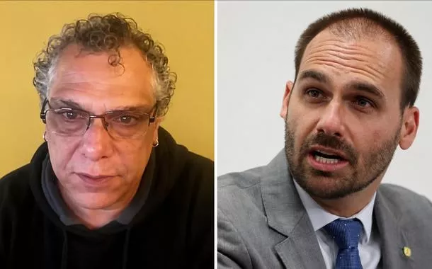 Reynaldo Aragon e Eduardo Bolsonaro