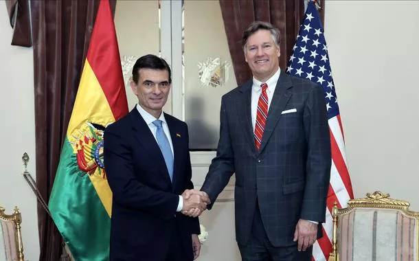 Rodrigo Paz e Christopher Landau