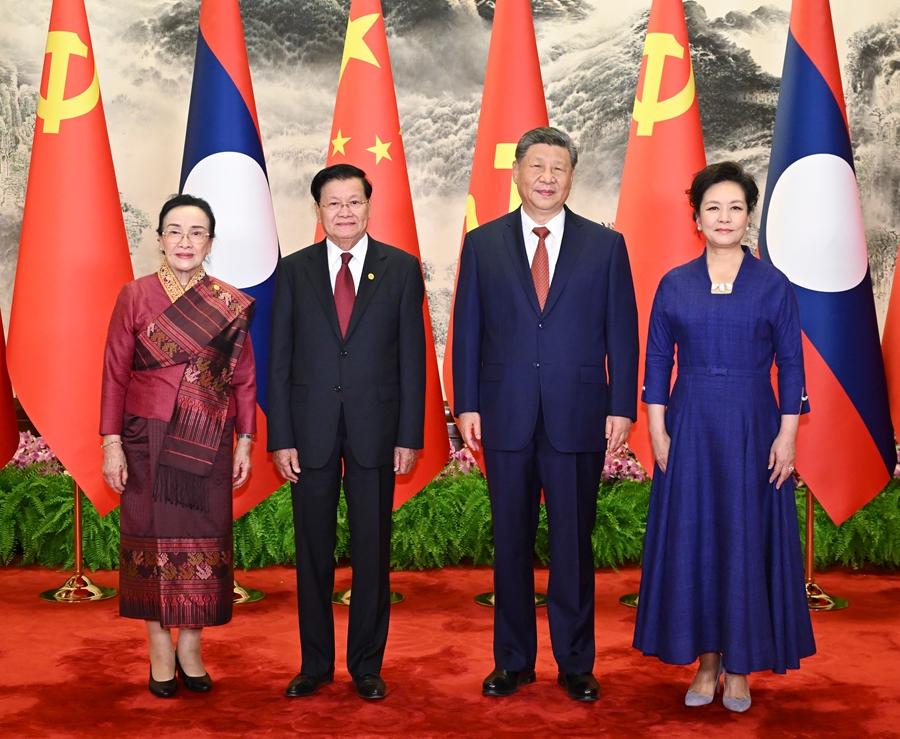 Presidentes da China e do Laos realizam conversações em Beijing