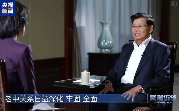 Presidente do Laos, Thongloun Sisoulith, concede entrevista exclusiva ao CMG
