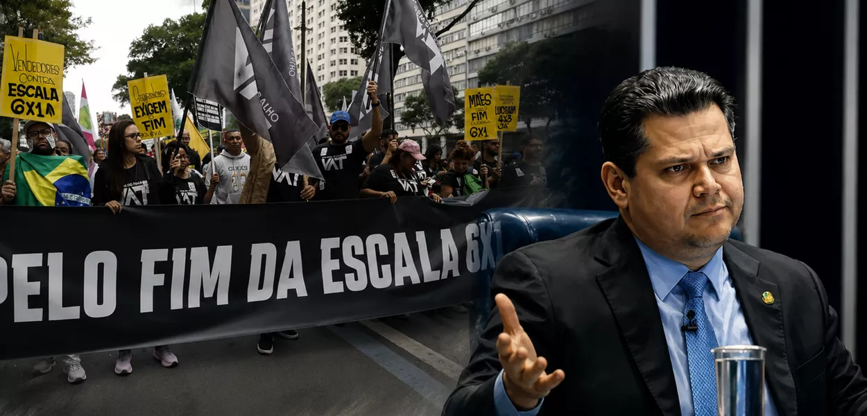 Manifestação pelo fim da escala 6x1 e Davi Alcolumbre