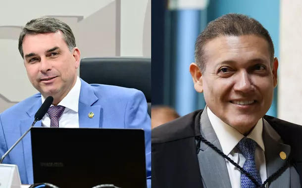 Flávio Bolsonaro e Kassio Nunes Marques