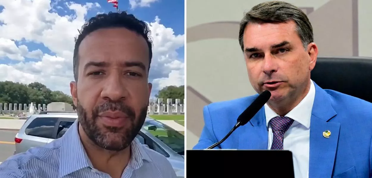 André Janones e Flávio Bolsonaro