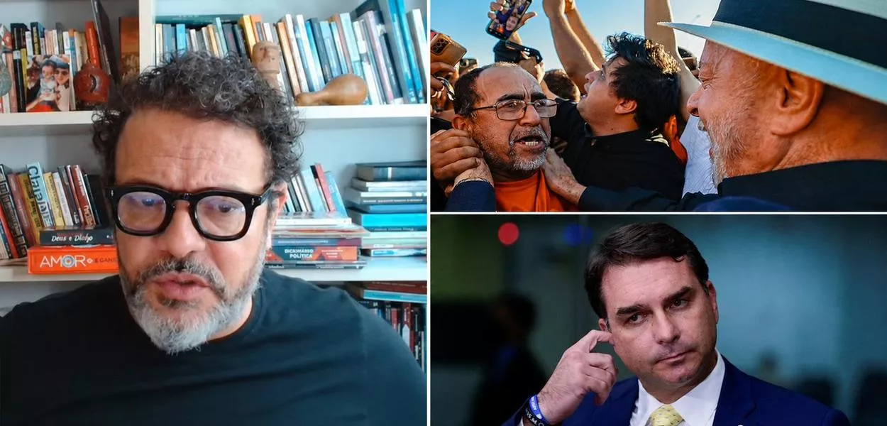 Paulo Gracino, Lula e Flávio Bolsonaro