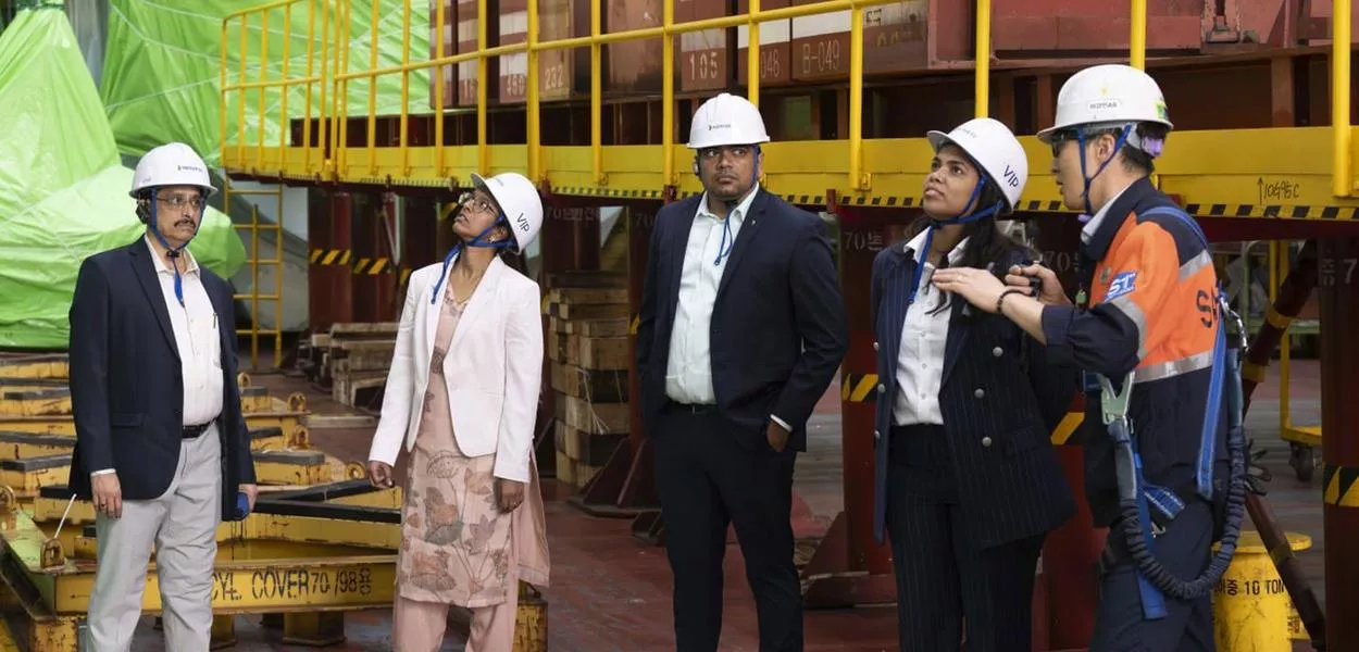Ministra de Tamil Nadu discute cooperação naval com Hyundai na Coreia do Sul