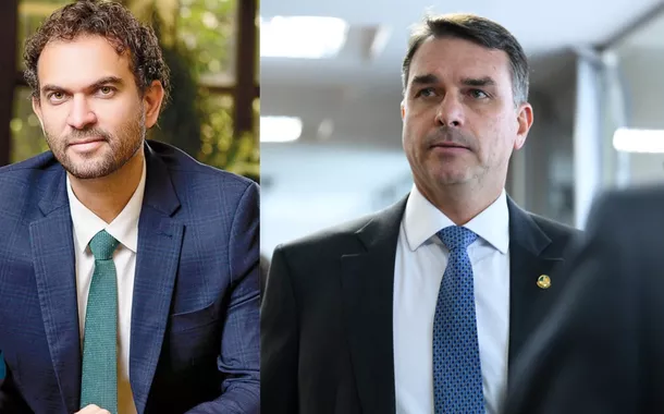 Felipe Nunes e Flávio Bolsonaro