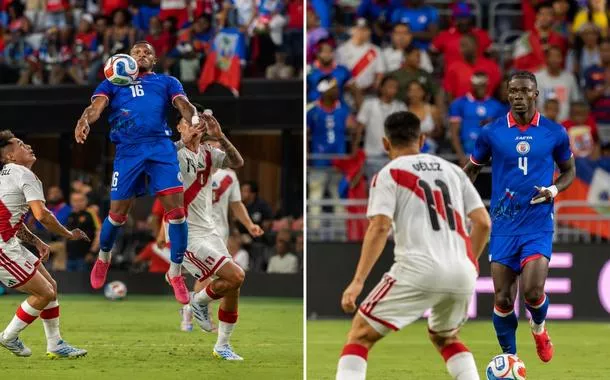 Jogadores do Haiti