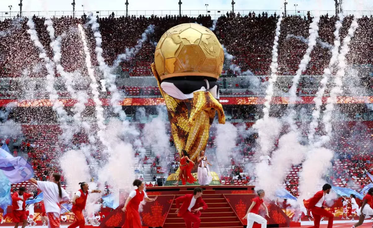 Taça gigante falha em abertura da Copa no Canadá e viraliza; confira vídeo