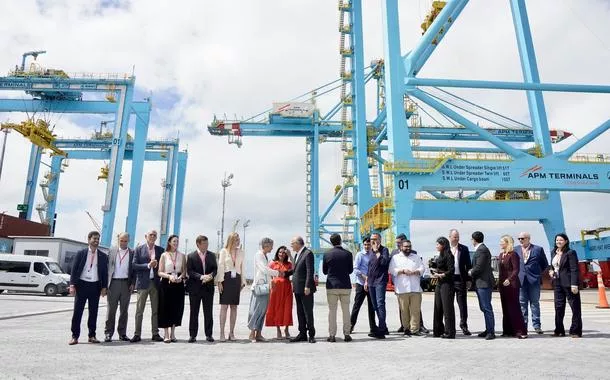 Vice Presidente da República Geraldo Alckmin durante  entrega l do 1º Terminal 100% Elétrico da América Latina da APM Terminals, em Suape (PE)