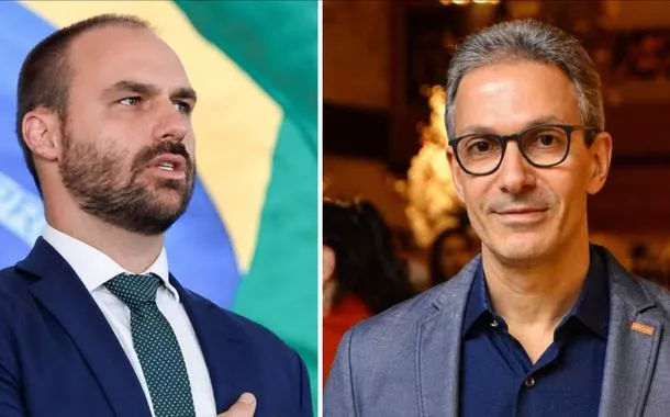 Eduardo Bolsonaro e Romeu Zema