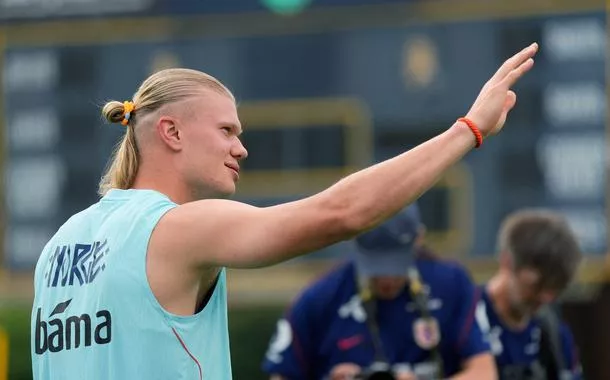 Haaland, da Noruega, quer manter sequência de gols contra o Iraque na Copa