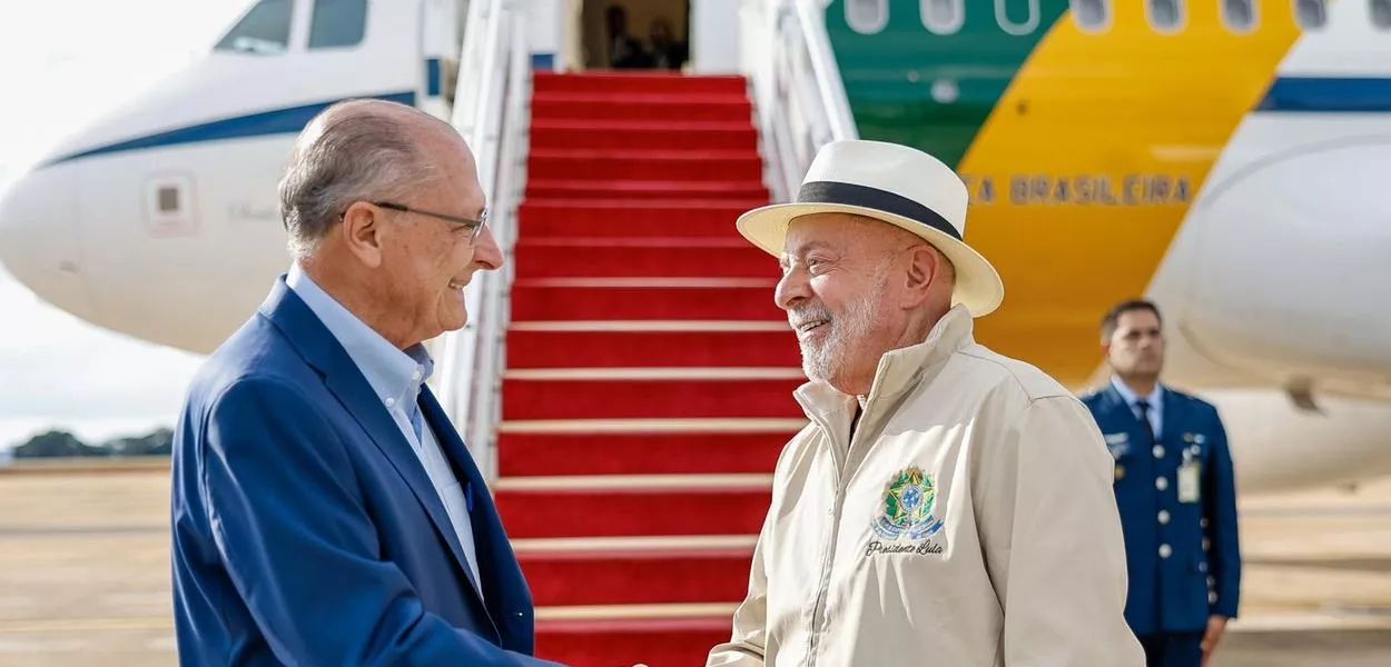 Luiz Inácio Lula da Silva e Geraldo Alckmin