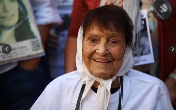 Taty Almeida., líder das Mães da Praça de Maio