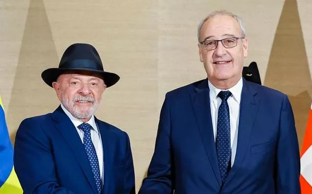 Lula e Guy Parmelin
