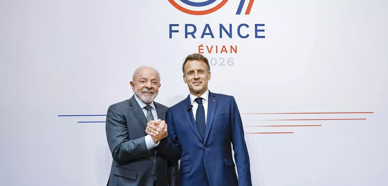 Lula e Emmanuel Macron