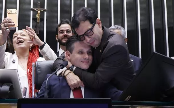 Hugo Motta e Leo Prates
