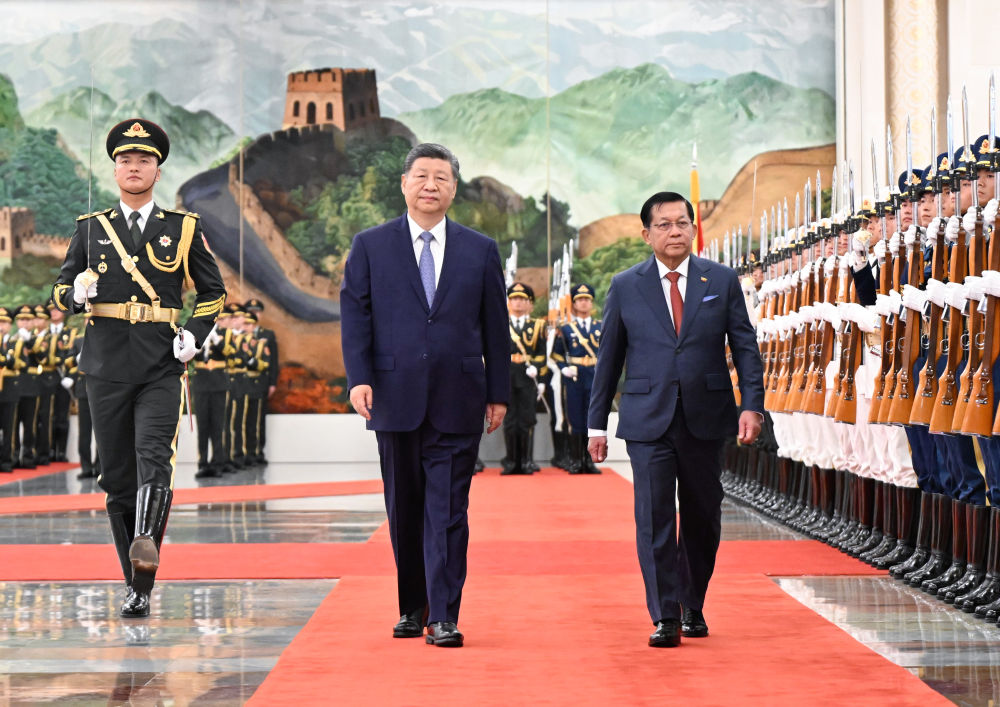 Presidentes da China e de Mianmar se reúnem em Beijing