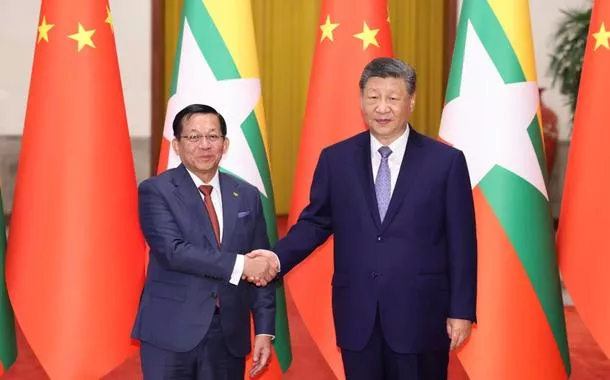 Presidentes da China e de Mianmar se reúnem em Beijing